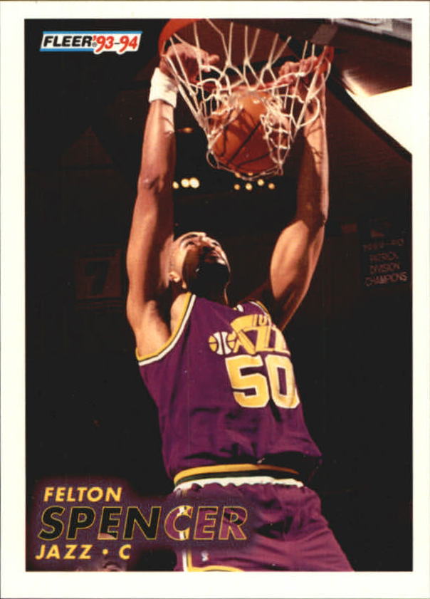1993-94 Fleer #390 Felton Spencer