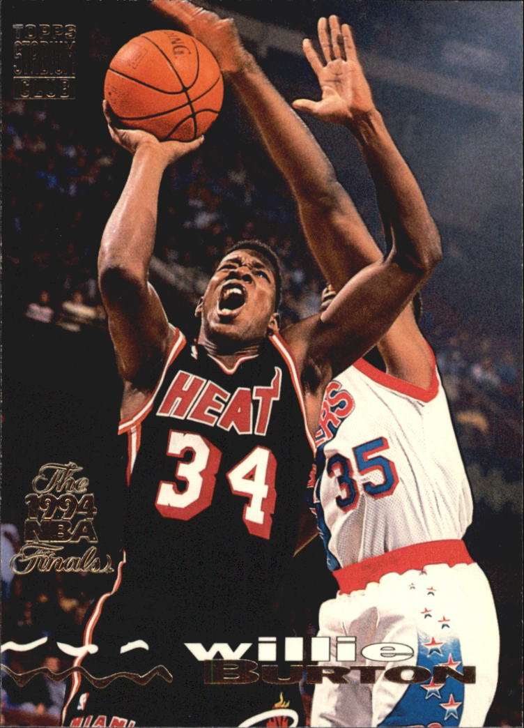 1993-94 Stadium Club Super Teams NBA Finals #33 Willie Burton