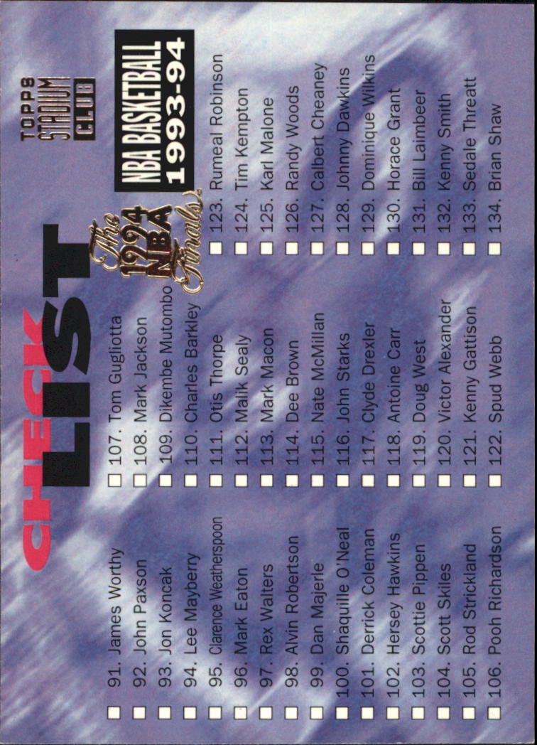 B5976- 1993-94 Stadium Club Super Teams NBA Group1 -You Pick- 15+ FREE US SHIP - Picture 308 of 345