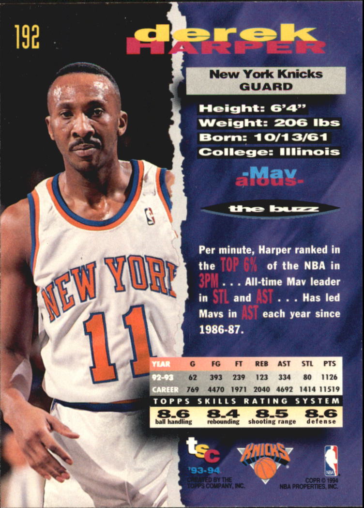 Sports Card Back