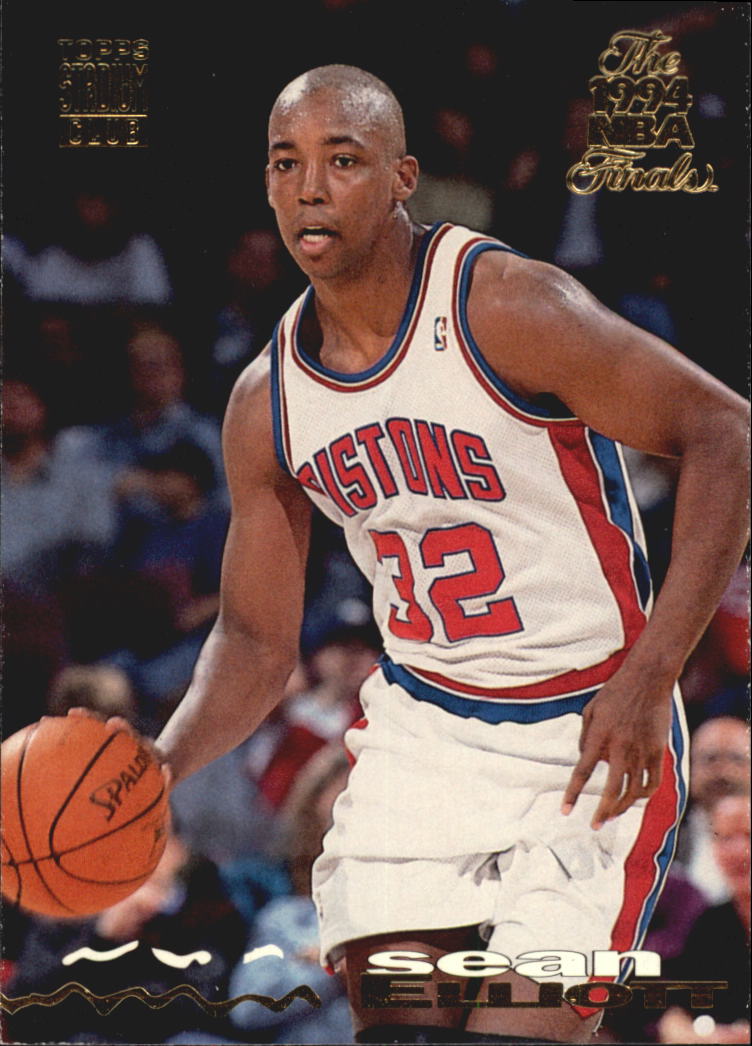 1993 94 Pistons Stadium Club Super Teams NBA Finals 203 Sean Elliott | eBay