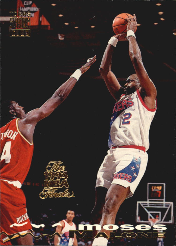 1993-94 Stadium Club Super Teams NBA Finals #211 Moses Malone