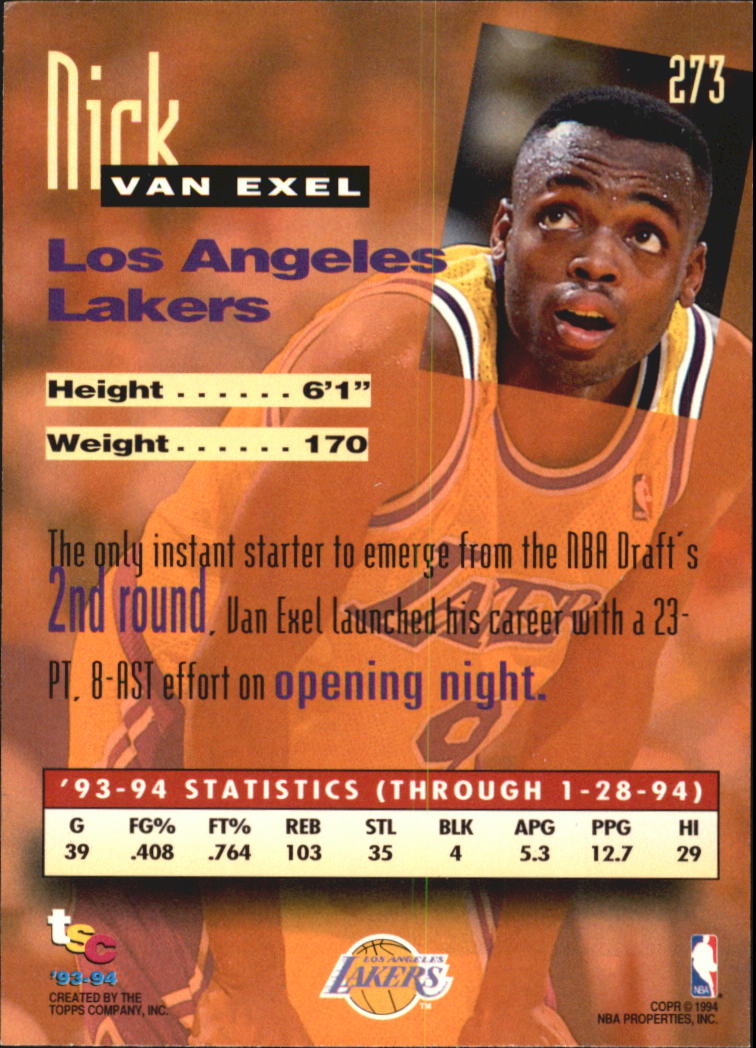 Sports Card Back