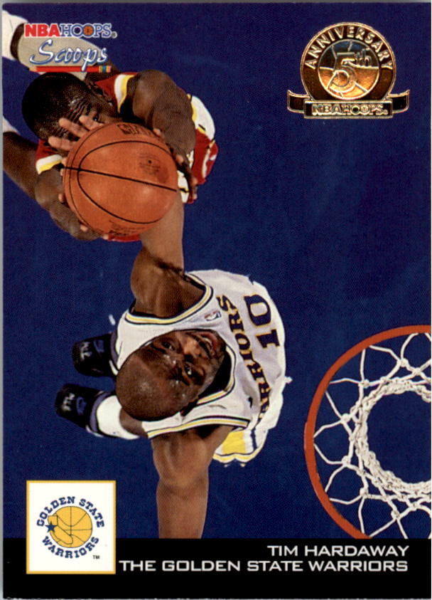 1993-94 Hoops Scoops Fifth Anniversary Gold #HS9 Tim Hardaway