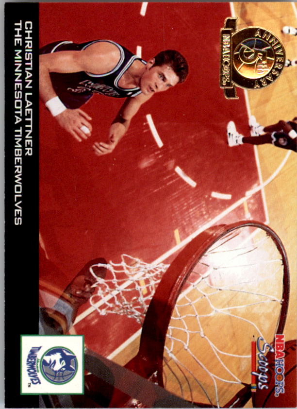 1993-94 Hoops Scoops Fifth Anniversary Gold #HS16 Christian Laettner