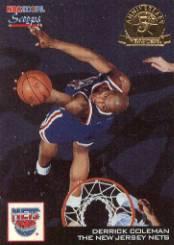 1993-94 Hoops Scoops Fifth Anniversary Gold #HS17 Derrick Coleman