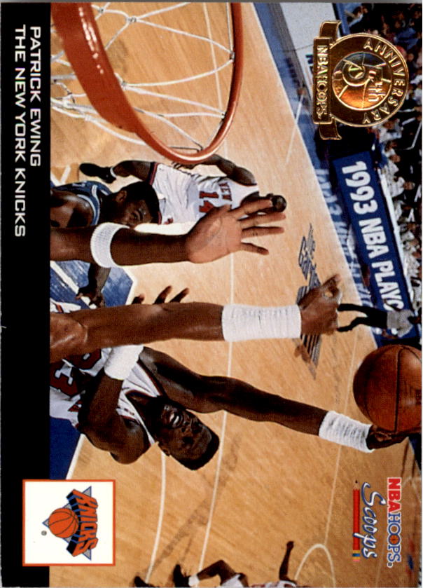1993-94 Hoops Scoops Fifth Anniversary Gold #HS18 Patrick Ewing