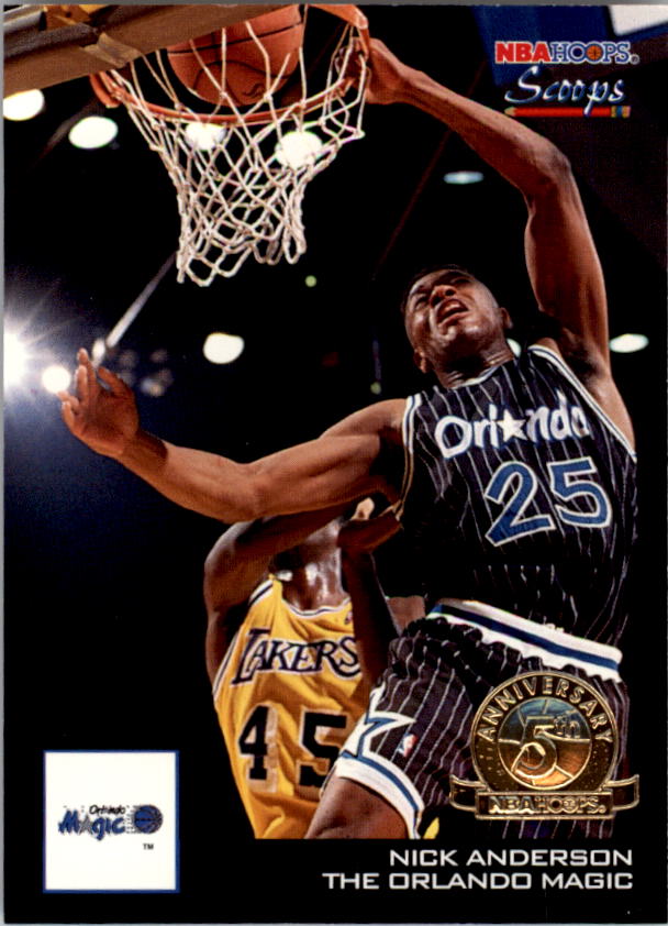 1993-94 Hoops Scoops Fifth Anniversary Gold #HS19 Nick Anderson