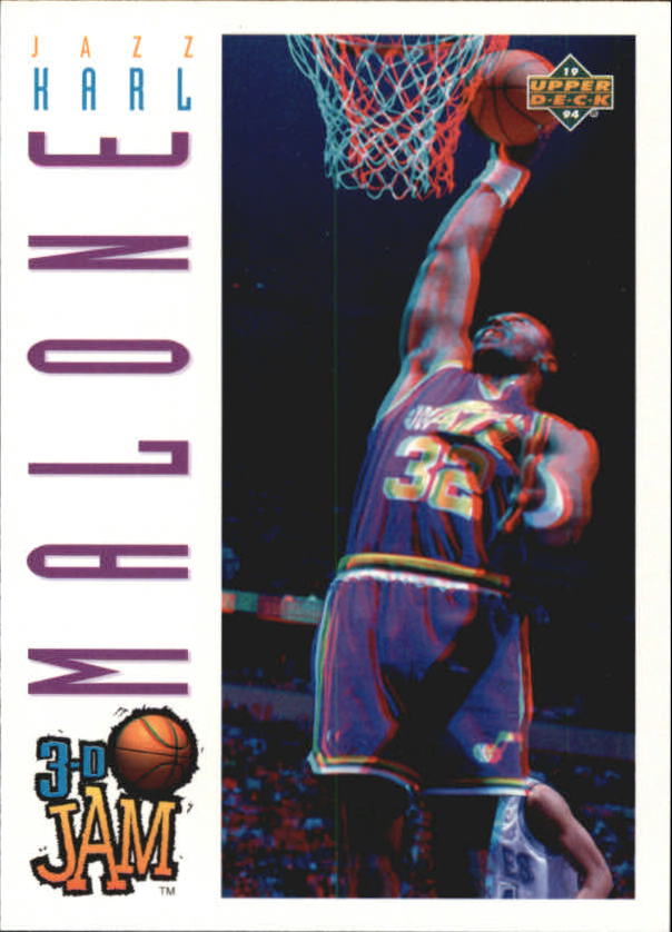 1993-94 Upper Deck Pro View #94 Karl Malone 3DJ
