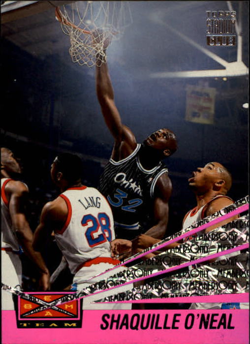 1993-94 Stadium Club Members Only Parallel #BT1 Shaquille O'Neal