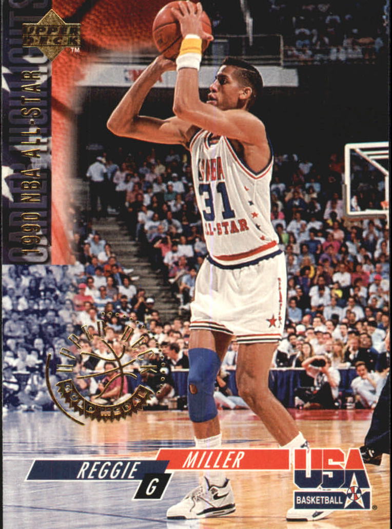 1994 Upper Deck USA Gold Medal #39 Reggie Miller/1990 NBA All-Star - NM-MT