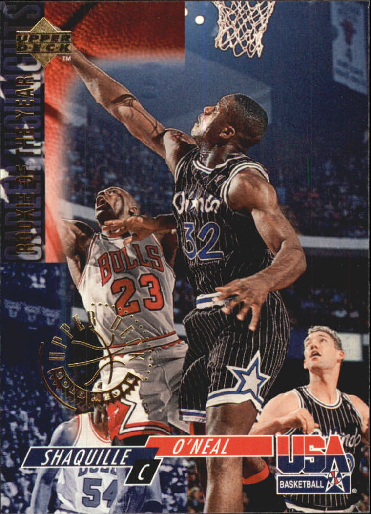 1994 Upper Deck USA Gold Medal #50 Shaquille O'Neal/1993 Rookie of The Year