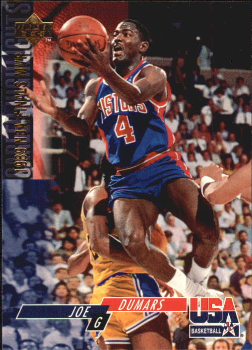 JOE DUMARS 1994 Upper Deck USA Basketball #9 1989 NBA FINALS MVP