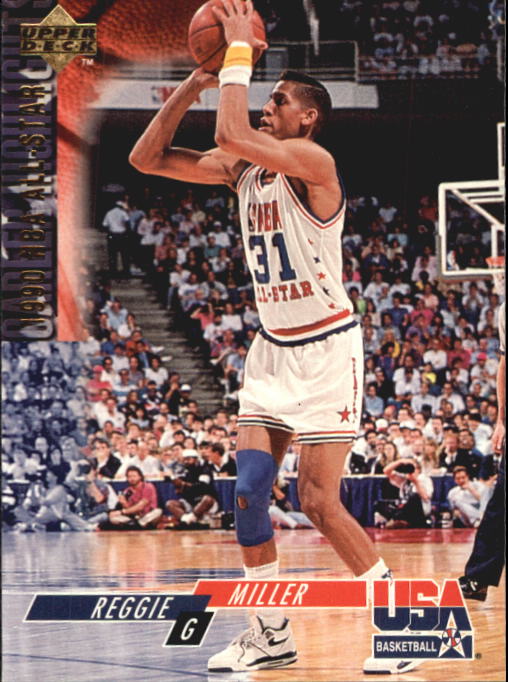 1994 Upper Deck USA #39 Reggie Miller/1990 NBA All-Star