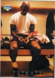 1994 Upper Deck Jordan Rare Air #10 Michael Jordan/(Listening to pre-game instructions)