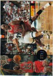 1994 Upper Deck Jordan Rare Air #78 Michael Jordan/(Defending against Orlando Magic player)