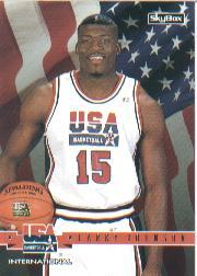 1991 NBA Hoops Larry Johnson Rookie Card #47 Charlotte Hornets RC