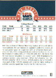 1994 SkyBox USA #10 Larry Johnson/NBA Update back image
