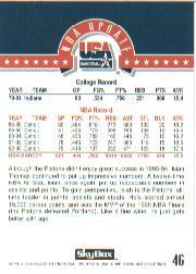 1994 SkyBox USA #46 Isiah Thomas/NBA Update back image