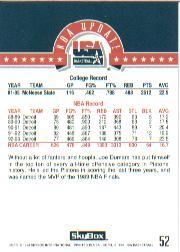 Sports Card Back