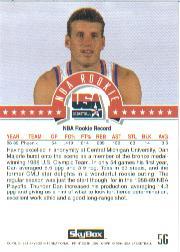 1994 SkyBox USA #56 Dan Majerle/NBA Rookie back image