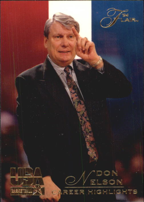 1994 Flair USA #8 Don Nelson CO/Personal Note
