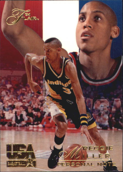 1994 Flair USA #63 Reggie Miller/Personal Note