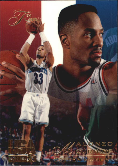 1994 Flair USA #67 Alonzo Mourning/Golden Moment