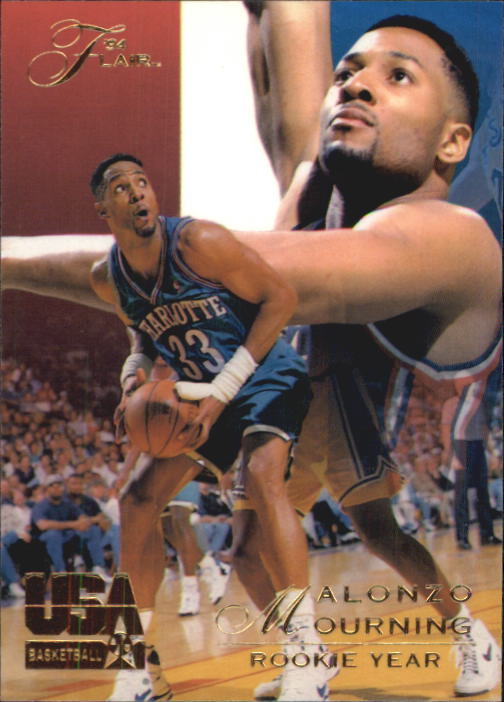 1994 Flair USA #69 Alonzo Mourning/Rookie Year