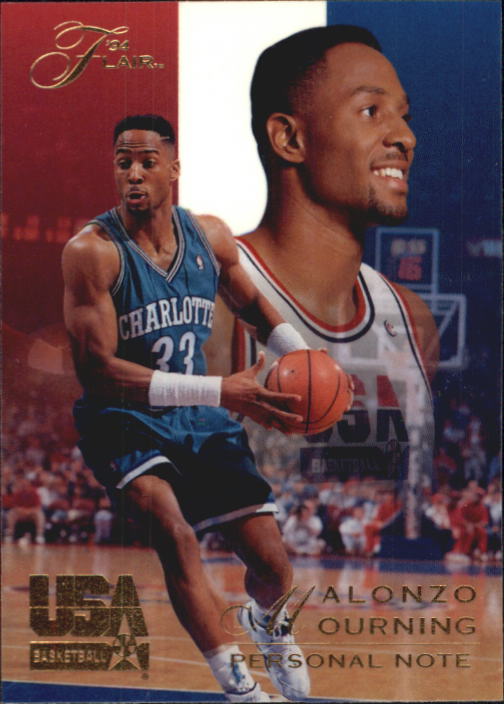 1994 Flair USA #71 Alonzo Mourning/Personal Note