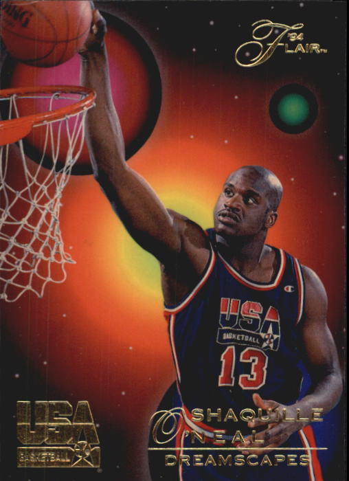 1994 Flair USA #80 Shaquille O'Neal/Dreamscapes