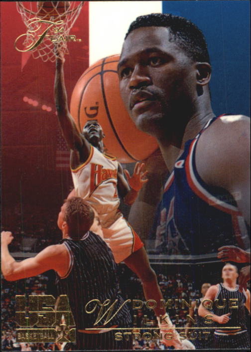1994 Flair USA #105 Dominique Wilkins/Strong Suit