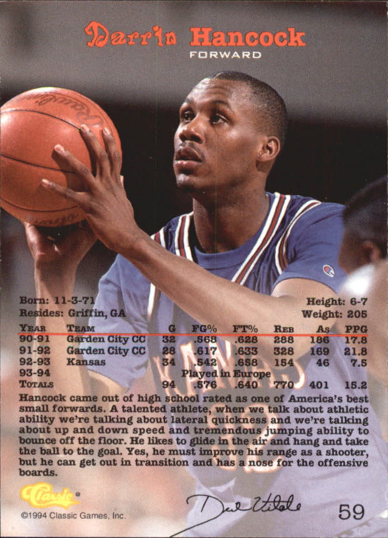 Sports Card Back