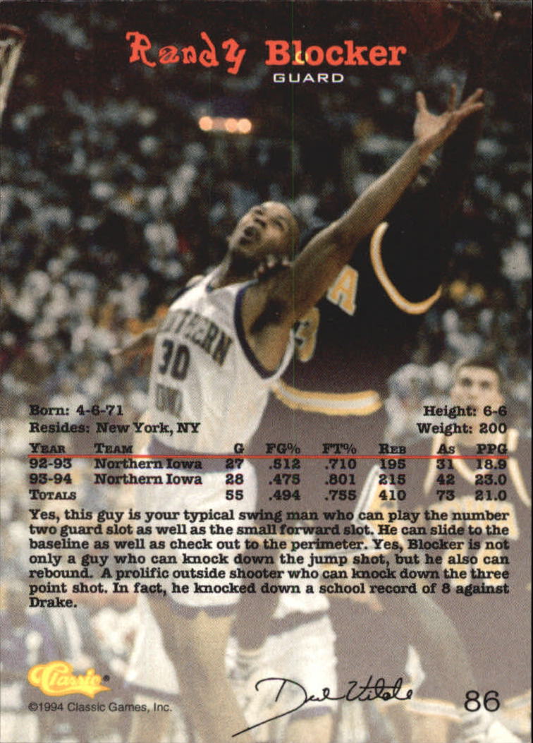 B1608- 1994 Classic Basketball #s 1-105 +Inserts -You Pick- 15+ FREE US SHIP - Picture 361 of 398