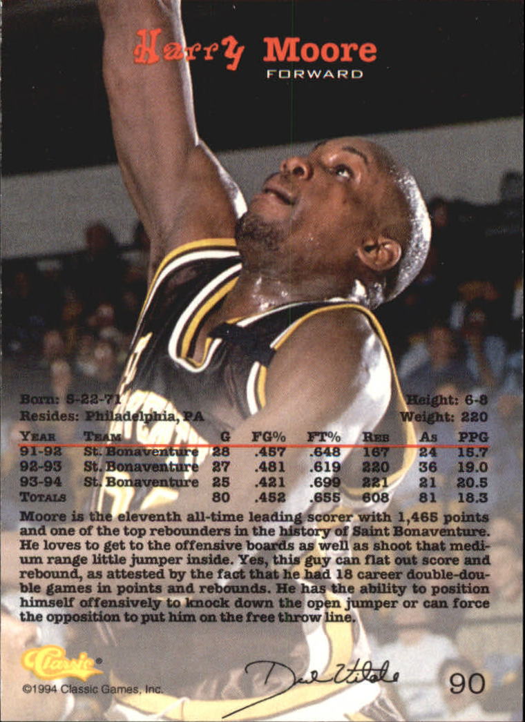 B1608- 1994 Classic Basketball #s 1-105 +Inserts -You Pick- 15+ FREE US SHIP - Picture 369 of 398