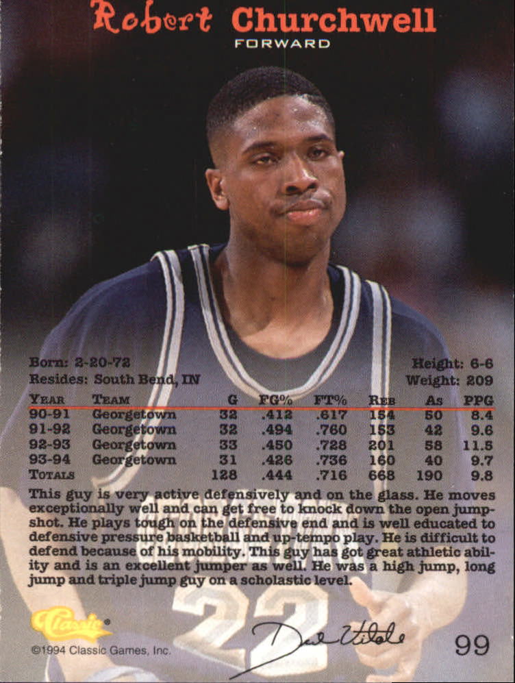 B1608- 1994 Classic Basketball #s 1-105 +Inserts -You Pick- 15+ FREE US SHIP - Picture 387 of 398