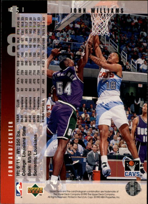 1994-95 Upper Deck Basketball (Pick Card From List) C146 09-24 - Picture 297 of 489