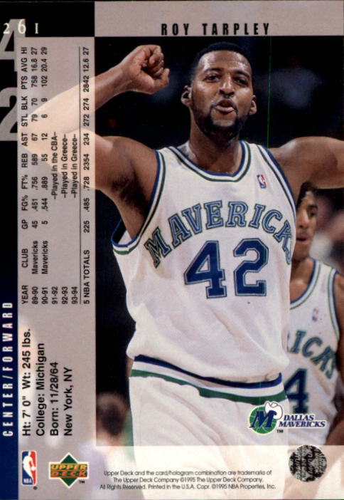 Sports Card Back