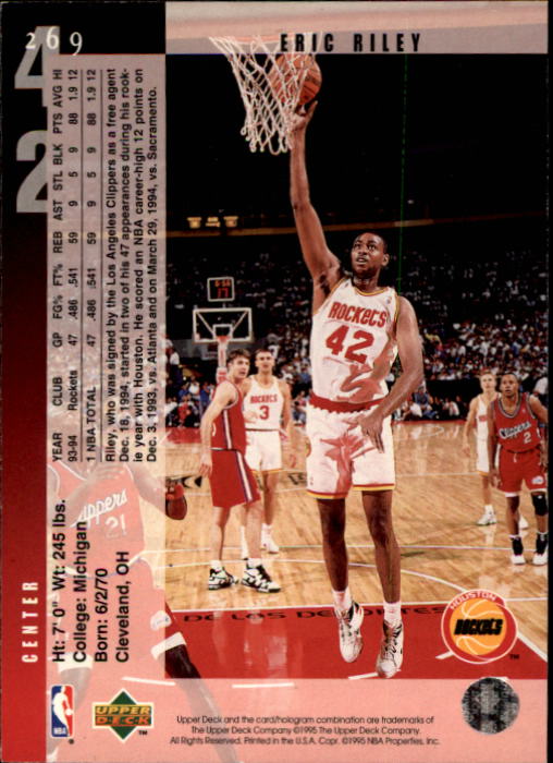 1994-95 Upper Deck Basketball (Pick Card From List) C146 09-24 - Picture 331 of 489