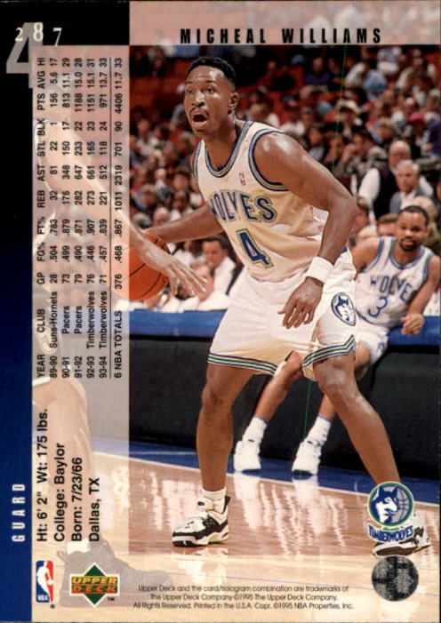 1994-95 Upper Deck Basketball (Pick Card From List) C146 09-24 - Picture 361 of 489