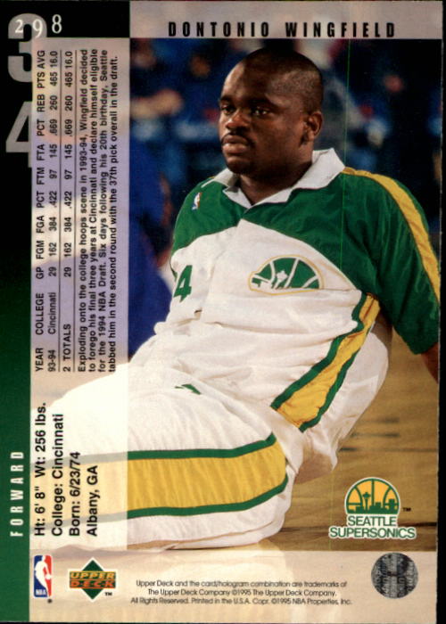 1994-95 Upper Deck Basketball (Pick Card From List) C146 09-24 - Picture 381 of 489