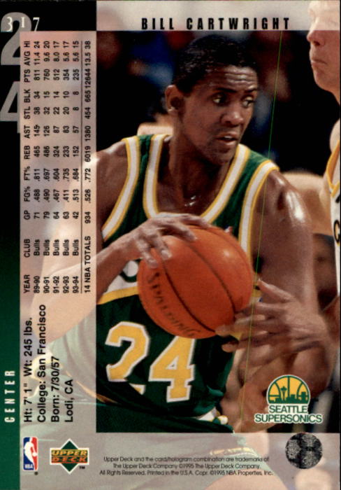 1994-95 Upper Deck Basketball (Pick Card From List) C146 09-24 - Picture 417 of 489