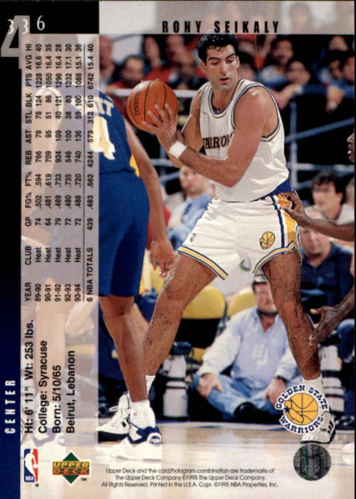 1994-95 Upper Deck Basketball (Pick Card From List) C146 09-24 - Picture 455 of 489