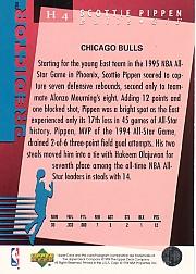 1994-95 Upper Deck Predictor Award Winners Redemption #H4 Scottie Pippen back image
