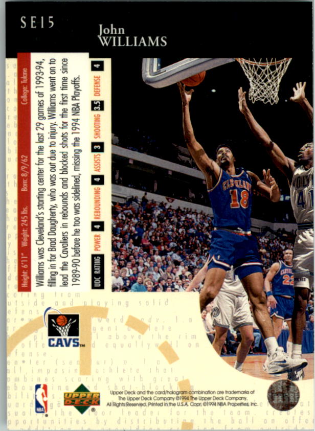 1994-95 Upper Deck Basketball Special Edition Insert Singles - You Chose - Bild 31 von 339