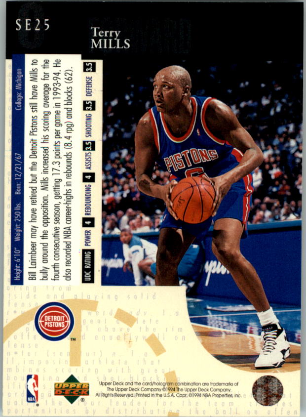 1994-95 Upper Deck Basketball Special Edition Insert Singles - You Chose - Bild 51 von 339