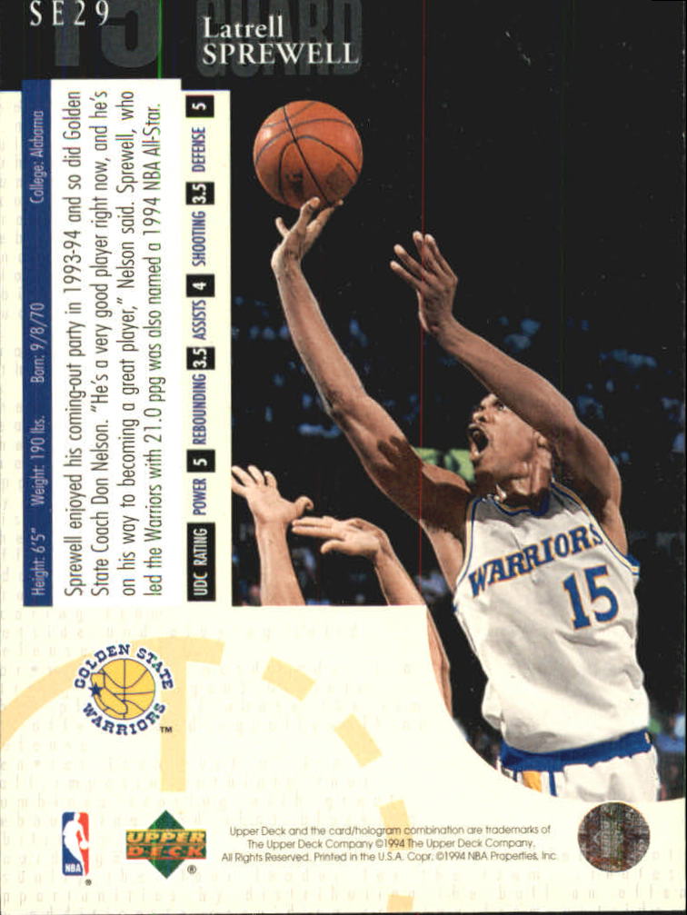 1994-95 Upper Deck Basketball Special Edition Insert Singles - You Chose - Bild 59 von 339