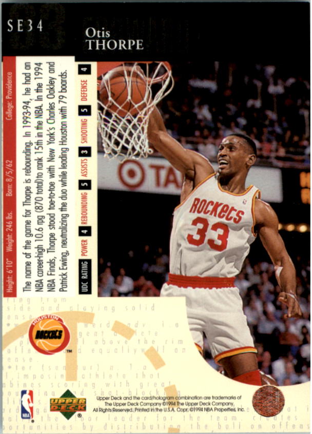 1994-95 Upper Deck Basketball Special Edition Insert Singles - You Chose - Bild 67 von 339