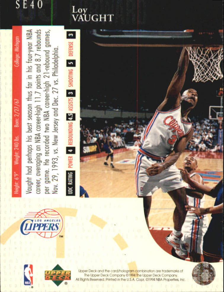1994-95 Upper Deck Basketball Special Edition Insert Singles - You Chose - Bild 79 von 339
