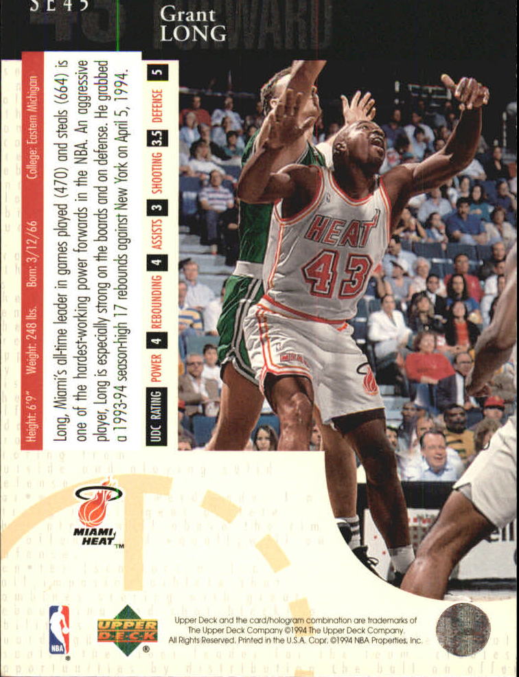 1994-95 Upper Deck Basketball Special Edition Insert Singles - You Chose - Bild 89 von 339